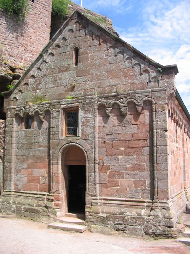 Château du Haut Barr : chapelle castrale