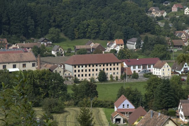 Breitenbach : tissages Haussmann Frères - vue depuis les hauteurs