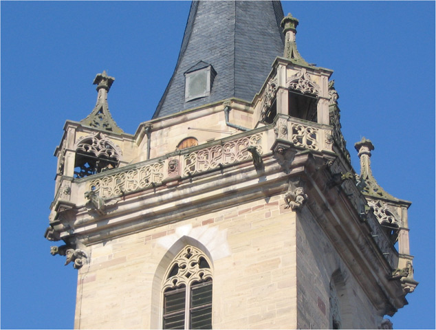 Obernai : Kapellturm -  détail