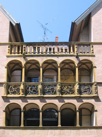 Colmar : maison des Chevaliers de Saint-Jean - détails