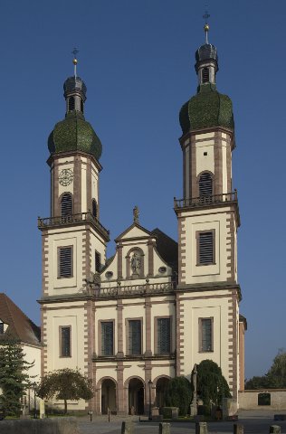 Ebersmunster : abbatiale Saint-Maurice - façade