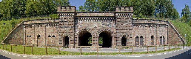 Strasbourg : porte de guerre - vue intérieure