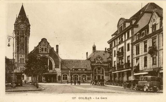 Colmar : gare centrale (vers 1925)