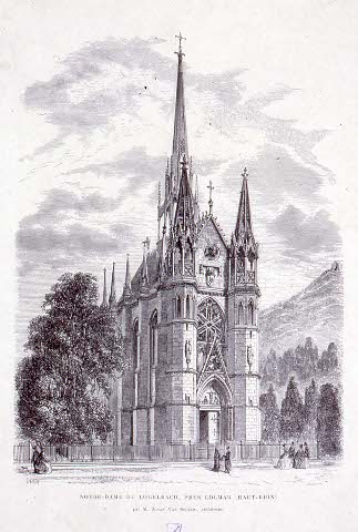 Logelbach : chapelle néo-gothique (vers 1850)