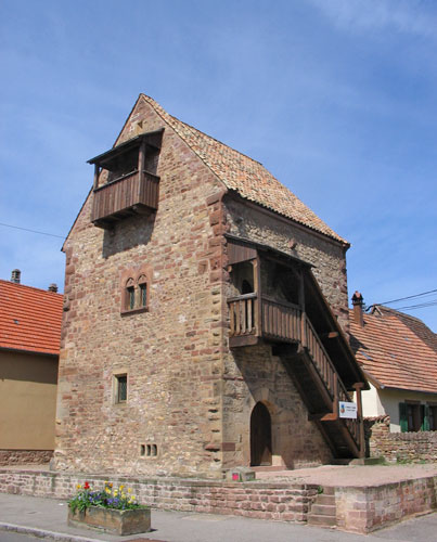 Rosheim : maison romane 