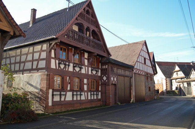 Busswiller : ferme typique du pays de Hanau