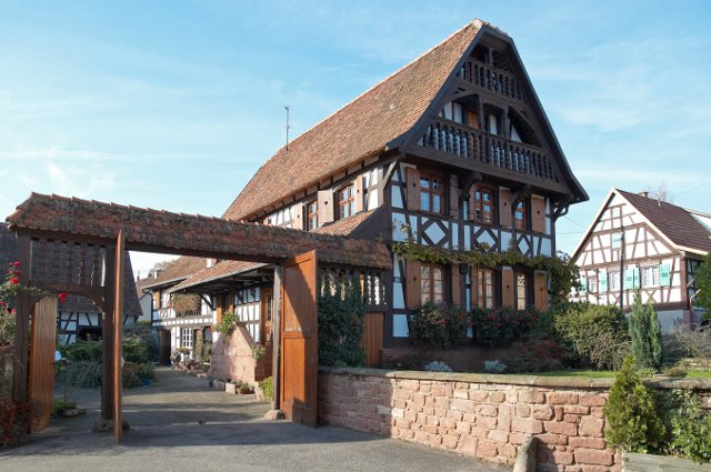 Zutzendorf : ferme typique du pays de Hanau