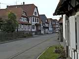 Hunspach : rue du village