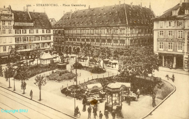 Strasbourg : Neubau - vue ancienne (1912)