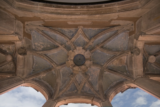 Colmar : corps de garde - plafond loggia