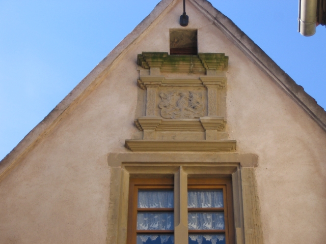 Obernai : maison du bain - détail