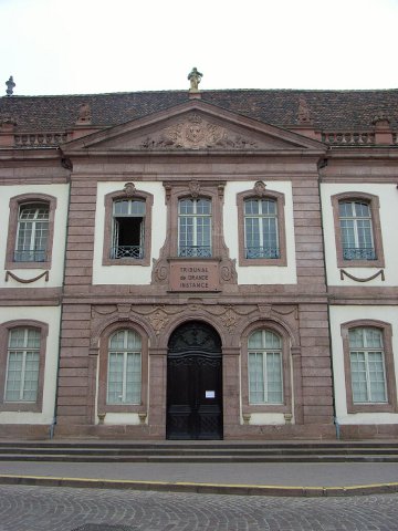 Colmar : palais du Conseil souverain - entrée