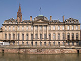 Strasbourg : palais des Rohan - façade sur l'Ill