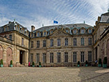 Strasbourg : palais des Rohan - cour d'honneur