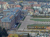 Saverne : château des Rohan - vue aérienne