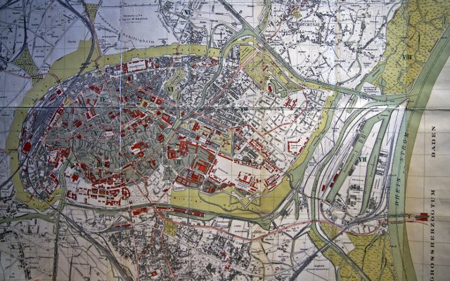 Strasbourg : plan de la ville nouvelle (1911)