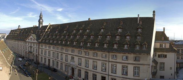 Strasbourg : hôpital civil - vue du bâtiment principal