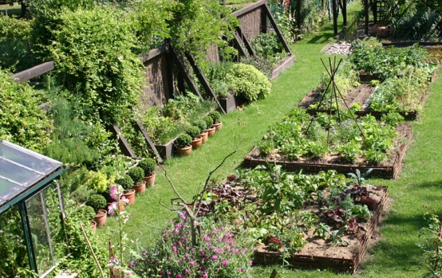 Potager du Jardin de l’escalier à Brumath