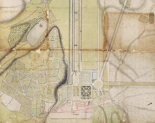 Saverne : parc du château des Rohan - plan