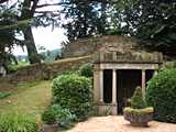 Guebwiller : jardin de l'enclos Schlumberger - belvédère