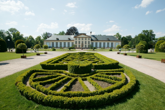 Strasbourg : parc de l'Orangerie - broderies de buis