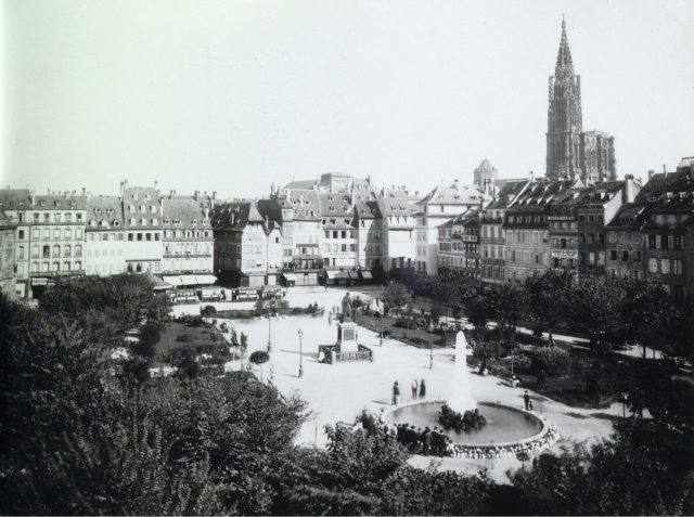 Strasbourg : place Kléber en 1885