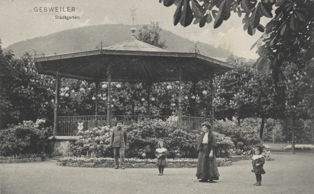 Guebwiller : parc de la Marseillaise - kiosque à musique