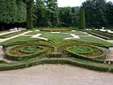 Riedisheim : parc Alfred Wallach - grand parterre