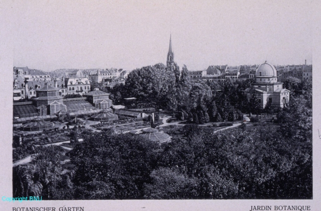 Strasbourg : jardin botanique en 1906