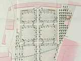 Strasbourg : jardin botanique - plan de 1804