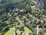 Mulhouse : jardin zoologique et botanique - vue aérienne