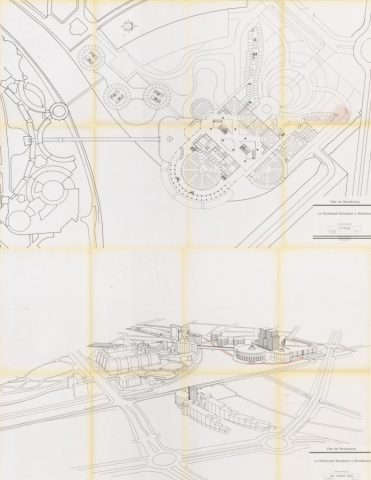 Plans de l'avant-projet pour le parlement (image interactive)