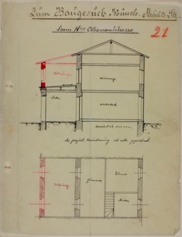 Plan de la demande de construction (image interactive)