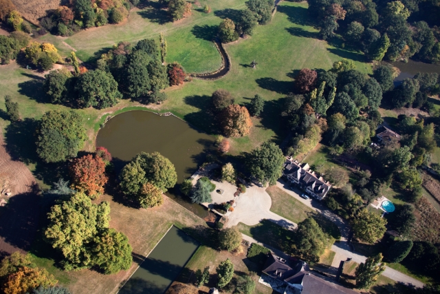 Le parc de Schoppenwihr - détail des pièces d'eau