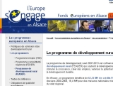 Le programme de développement rural 2007-2013 en Alsace