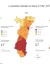 La population étrangère en Alsace en 1962, 1975 et 1999