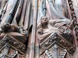 Cathédrale Notre-Dame de Strasbourg : phylactère - Photo Marie-Georges Brun