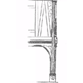 Poteau cornier - Eugène Viollet-le-Duc - Dictionnaire raisonné de l'architecture française du XIe au XVIe s.