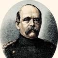 Otto von Bismarck, l'unificateur de l'Allemagne durch Eisen und Blut, par le fer et le sang. - G. Brun, d'après un portrait de la collection Bettmann-Corbis réalisé entre 1860 et 1870.