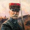 Joseph Galliéni : sont nom restera éternellement associé au célèbre épisode des <em>Taxis de la Marne</em>. - G. Brun, d'après un portrait anonyme des années 1915.