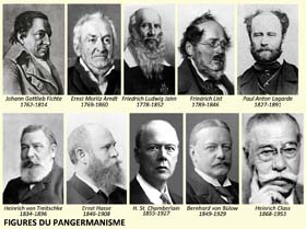 Quelques grandes figures du pangermanisme allemand.