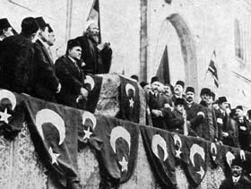 L’appel au « Djihad » du cheik turc Mustafa Hayri Efendi, ou la déclaration de guerre de la Turquie aux puissances de l’Entente, le 14 novembre 1914. 