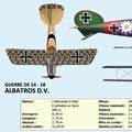 L’albatros DV et ses caractéristiques principales.  - Montage G. Brun. 