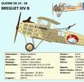 Le Breguet XIV B et ses caractéristiques. - Montage G. Brun. 