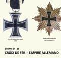  Croix de guerre allemandes.  - Montage G. Brun. 