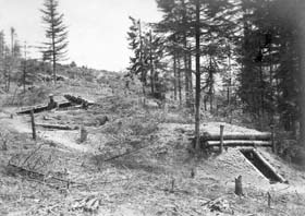 	Col des Journaux, abris de Chasseurs Alpins.