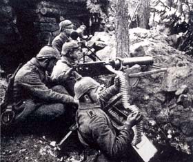  Mitrailleurs allemands au Hartmannswillerkopf.