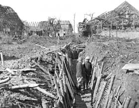  Seppois-le-Haut : boyau d’accès aux 1ères tranchées, 14 mars 1916. 