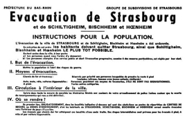 Avis à la population de Strasbourg