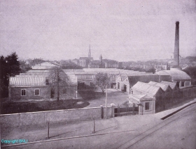 Établissement Braun, Clément et Cie, à Dornach, quartier de Mulhouse